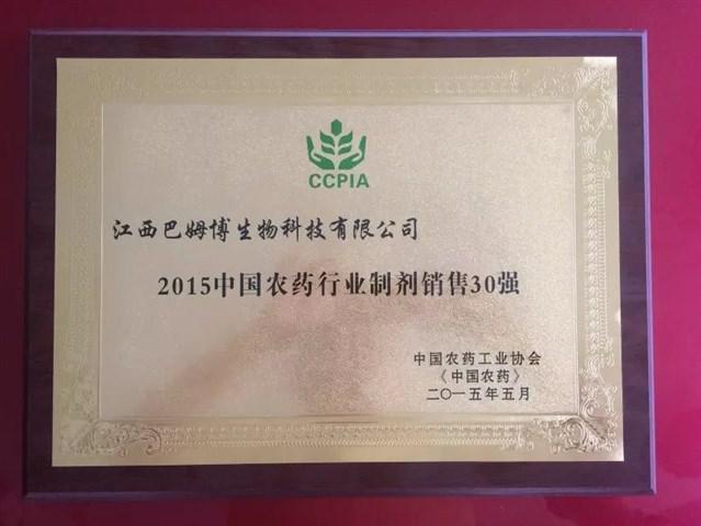 2015年销售30强